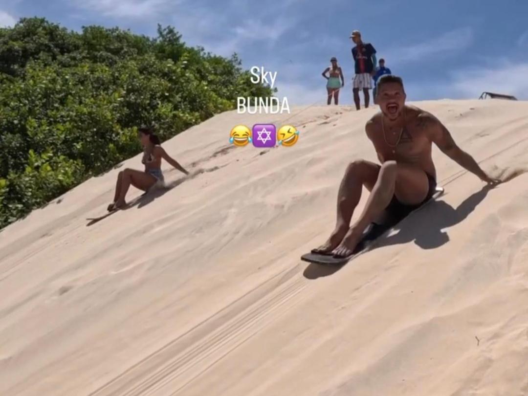 Pousada O Forte Mangue Sêco Esterno foto